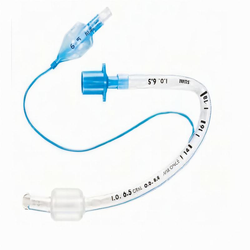 Попередньо вигнута ендотрахеальна трубка, пероральна з манжетою низького тиску, розмір 7,5